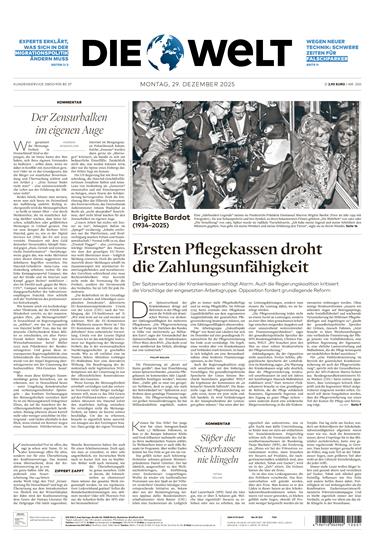 Die Welt (Mo-Fr) Ausgabe 2026001