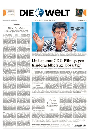 Die Welt (Mo-Fr) Ausgabe 2026006