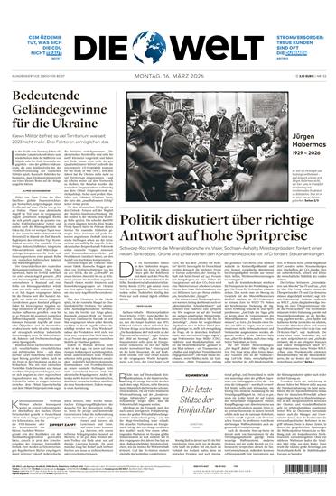 Die Welt (Mo-Fr) Ausgabe 2026012