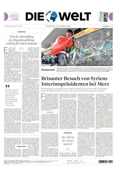 Die Welt (Mo-Fr) Ausgabe 2026014