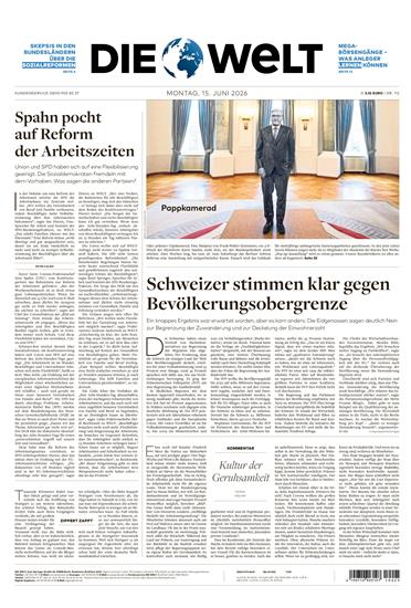 Die Welt (Mo-Fr) Ausgabe 2026025