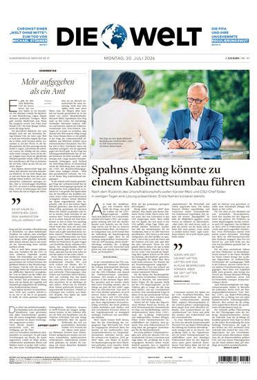 Die Welt (Mo-Fr) Ausgabe 2026030