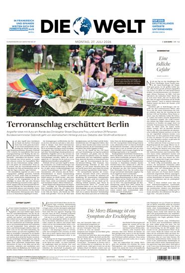 Die Welt (Mo-Fr) Ausgabe 2026031