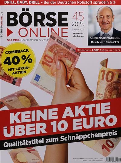 Börse Online (Print) Ausgabe 2025045