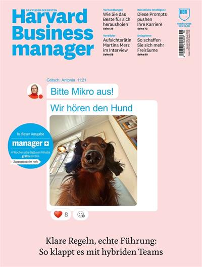 Harvard Business Manager Ausgabe 2025010