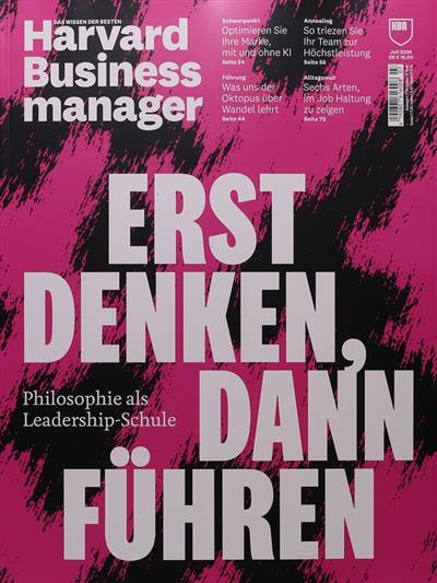 Harvard Business Manager Ausgabe 2026007