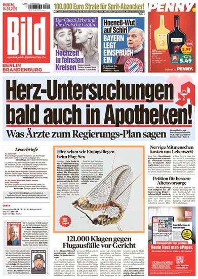Bild Berlin Brandenburg Ausgabe 2026012