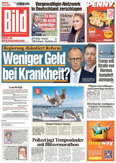 Bild Berlin Brandenburg Ausgabe 2026016