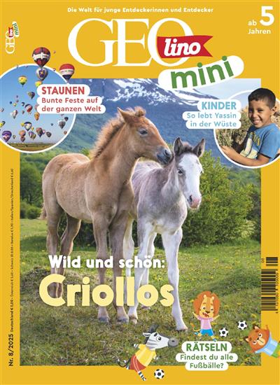 GEOlino Mini Ausgabe 2025008