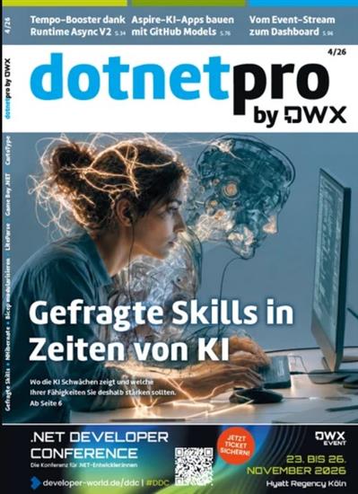 Dotnetpro Ausgabe 2026004