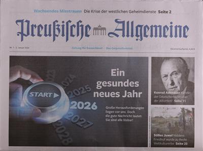 Preußische Allgemeine Zeitung Ausgabe 2026001