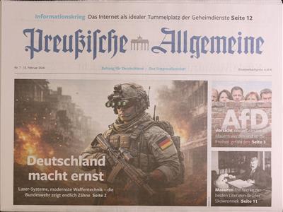 Preußische Allgemeine Zeitung Ausgabe 2026007