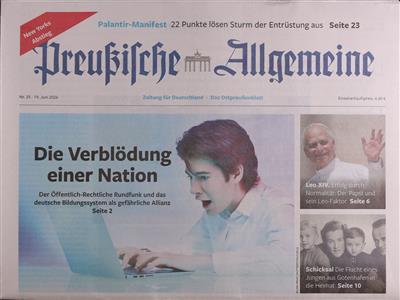 Preußische Allgemeine Zeitung Ausgabe 2026025