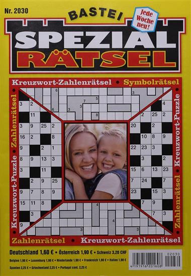 Spezialrätsel Ausgabe 20252030
