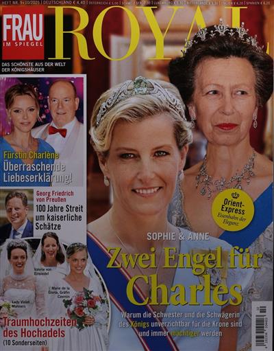 Frau im Spiegel Royal Ausgabe 2025010