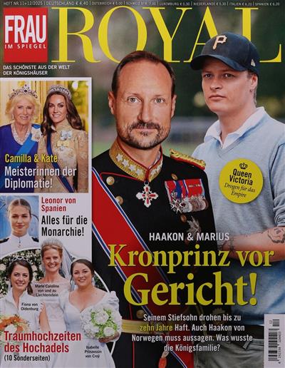 Frau im Spiegel Royal Ausgabe 2025012
