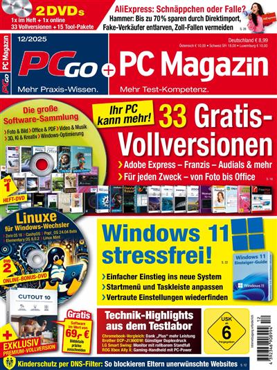 PC GO + PC Magazin Ausgabe 2025012