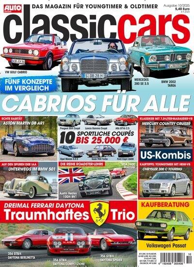 Classic Cars Auto Zeitung Ausgabe 2025010