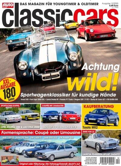 Classic Cars Auto Zeitung Ausgabe 2025012
