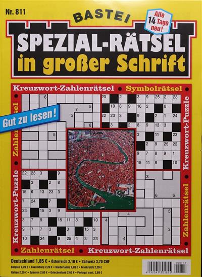 Spezialrätsel - Grosse Schrift Ausgabe 2025811