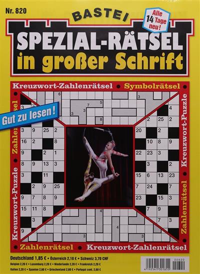 Spezialrätsel - Grosse Schrift Ausgabe 2025820