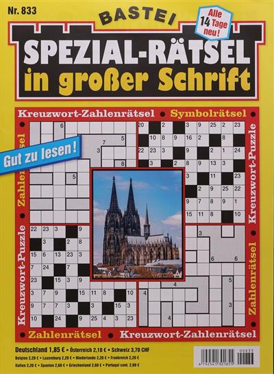 Spezialrätsel - Grosse Schrift Ausgabe 2026833