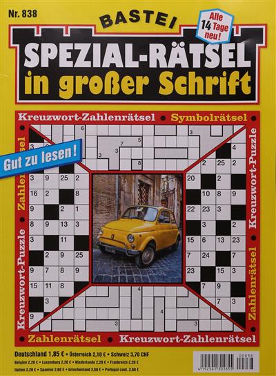 Spezialrätsel - Grosse Schrift Ausgabe 2026838