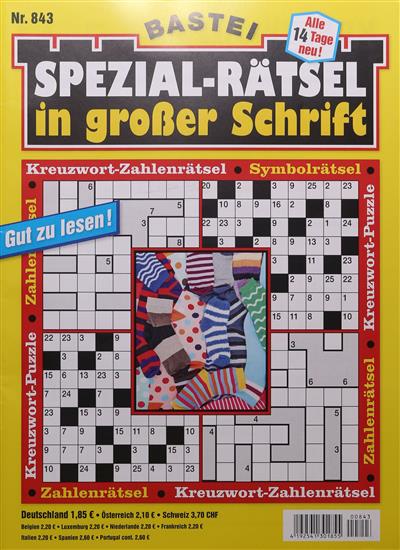 Spezialrätsel - Grosse Schrift Ausgabe 2026843
