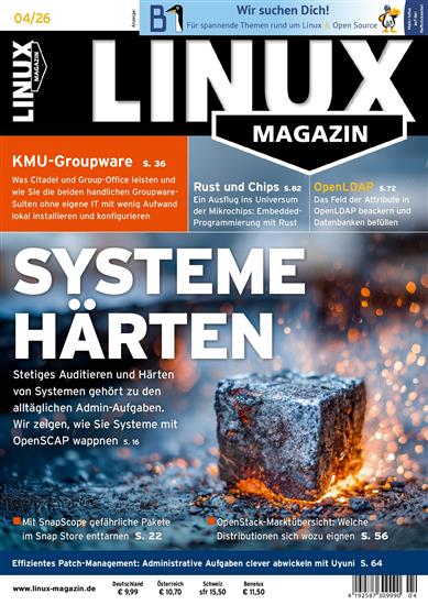 Linux Magazin Ausgabe 2026004