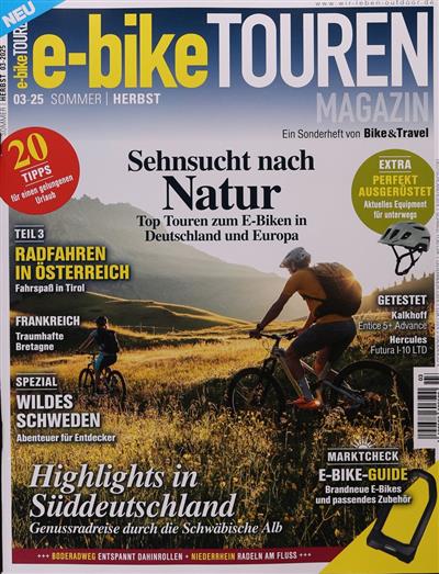 e-bike Touren Ausgabe 2025003