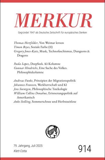 Merkur Ausgabe 2025914
