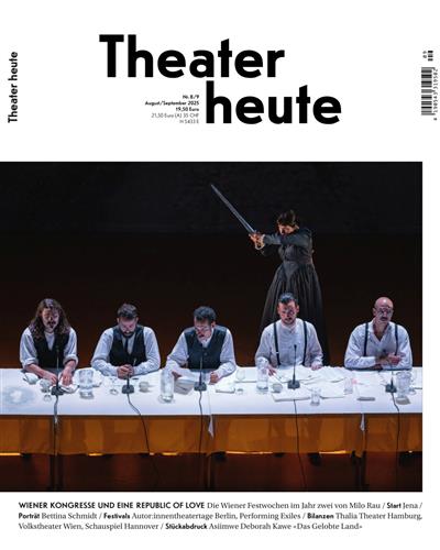 Theater Heute Ausgabe 2025008