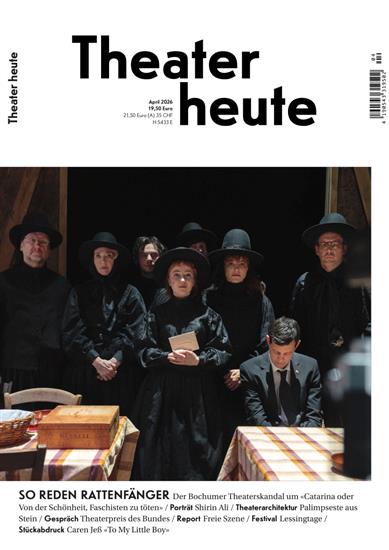 Theater Heute Ausgabe 2026004