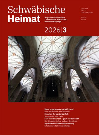 Schwäbische Heimat Ausgabe 2026003