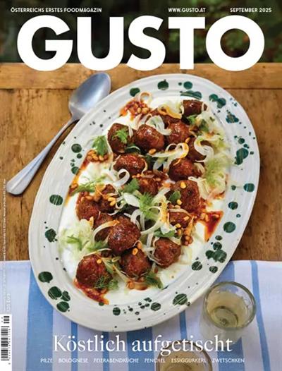 GUSTO Ausgabe 2025009