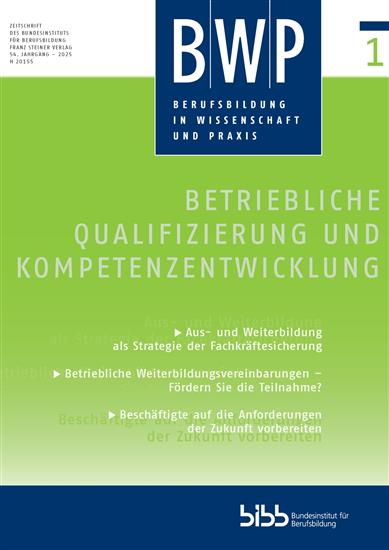Berufsbildung BWP Ausgabe 2025001
