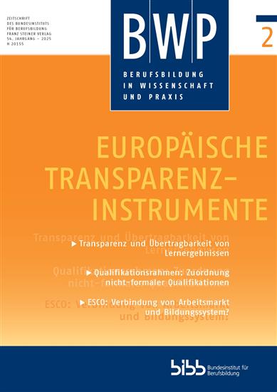 Berufsbildung BWP Ausgabe 2025002