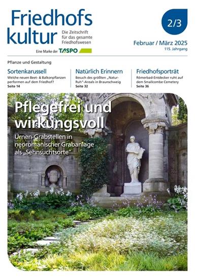 Friedhofskultur mit TASPO 360 Ausgabe 2025002
