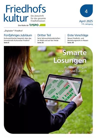Friedhofskultur mit TASPO 360 Ausgabe 2025004