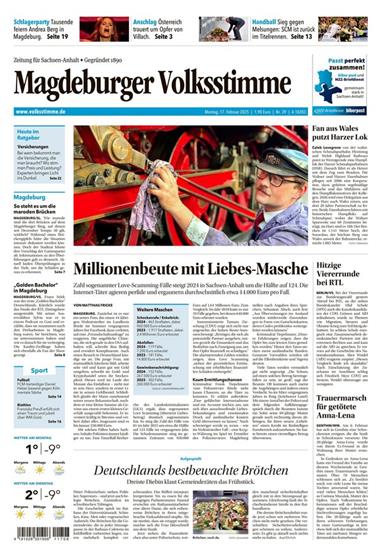 Magdeburger Volksstimme Ausgabe 2025008