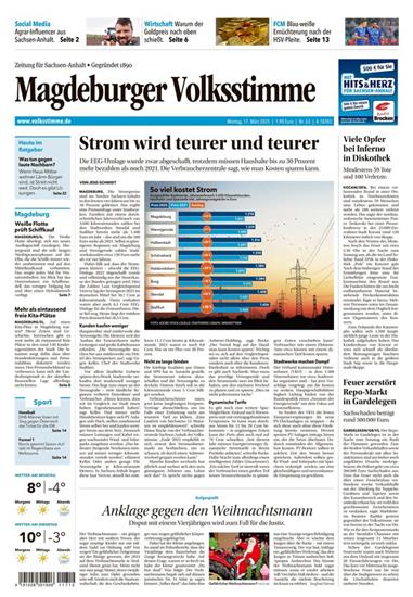 Magdeburger Volksstimme Ausgabe 2025012