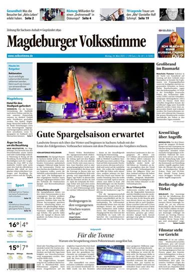 Magdeburger Volksstimme Ausgabe 2025013