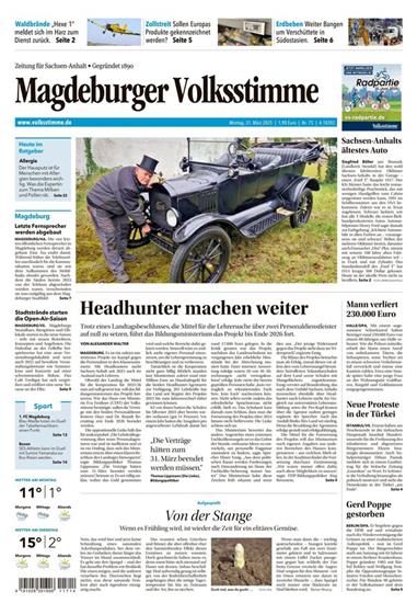 Magdeburger Volksstimme Ausgabe 2025014