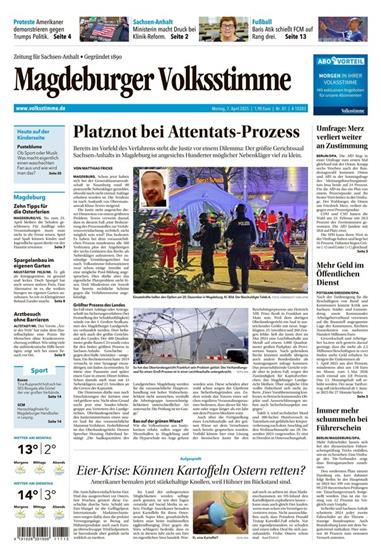 Magdeburger Volksstimme Ausgabe 2025015