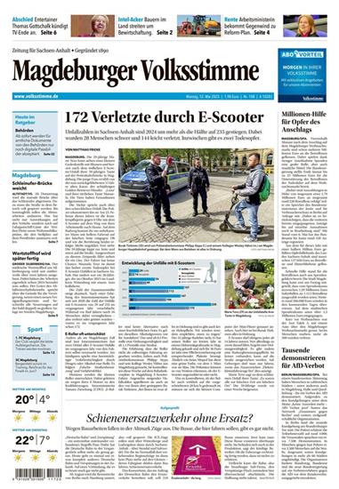Magdeburger Volksstimme Ausgabe 2025020