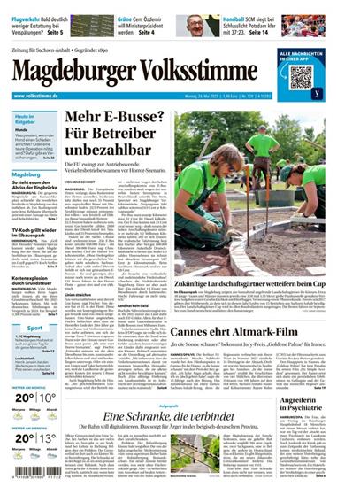 Magdeburger Volksstimme Ausgabe 2025022