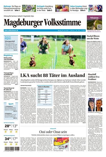 Magdeburger Volksstimme Ausgabe 2025027