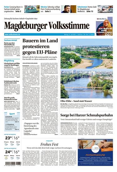 Magdeburger Volksstimme Ausgabe 2025030