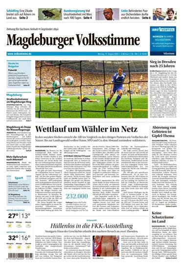 Magdeburger Volksstimme Ausgabe 2025033