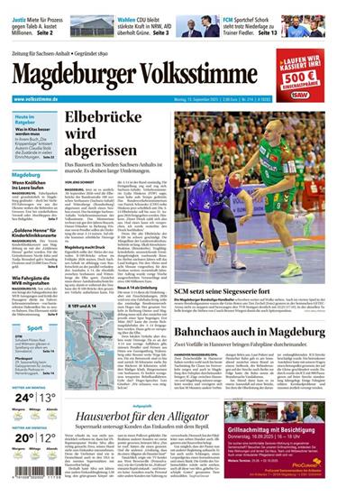 Magdeburger Volksstimme Ausgabe 2025038